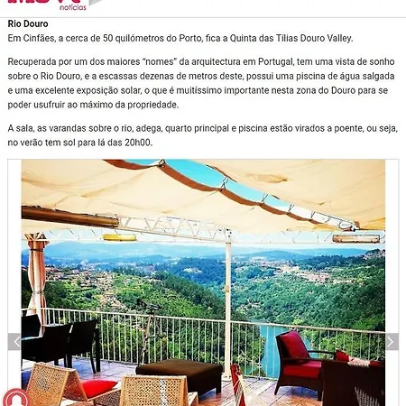 Hébergement de vacances Quinta Tilias Douro Valley Cabaca